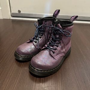 Dr. Martens 1460 Iridescent Lace up Boots Toddler